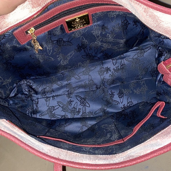 Authentic RARE Vivienne Westwood pink leopard tote bag - Picture 4 of 14
